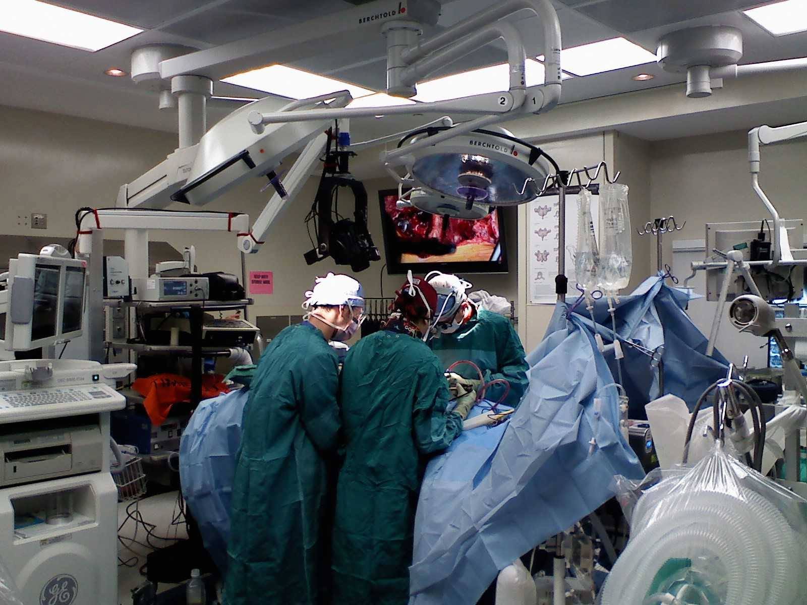 Atlantic Video Productions documenting a lumbar spine procedure at the University of Maryland